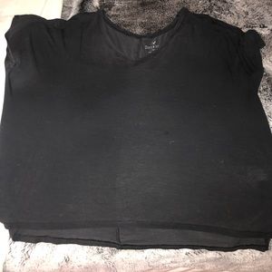 Plain black tee shirt from American eagle